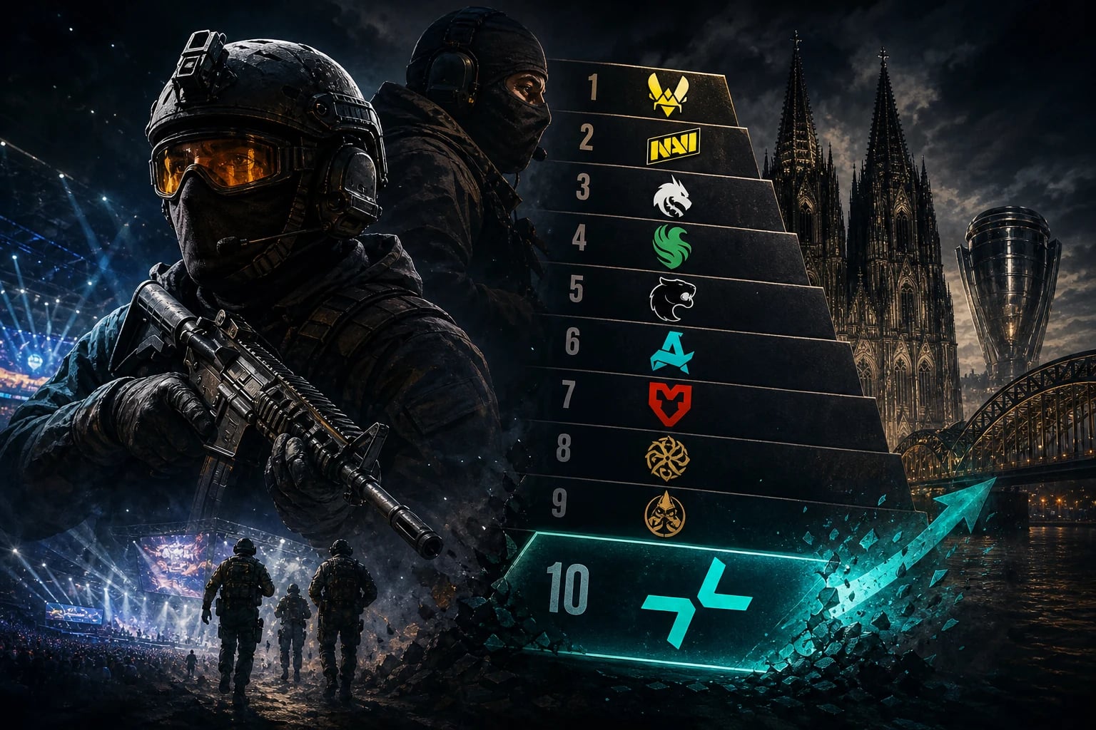 HLTV Ranking Update from June 8: PARIVISION Returns to Top 10