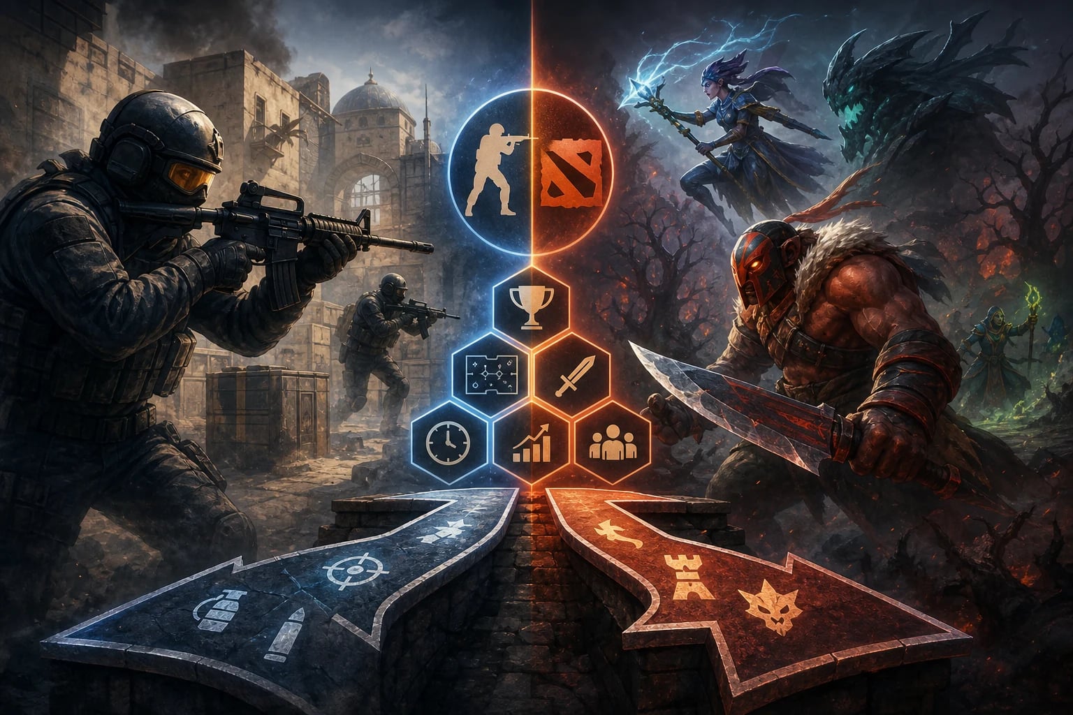 Виды ставок на CS2 и Dota 2: какие бывают и как выбрать