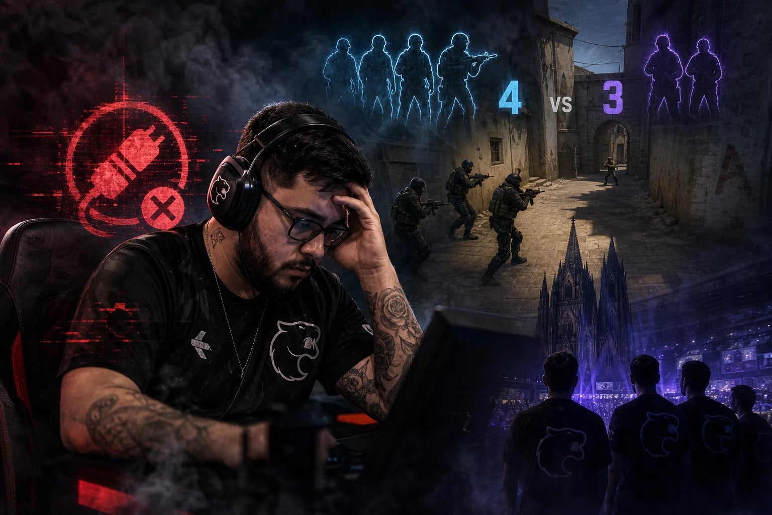 Kscerato вылетел из матча против 9z на IEM Cologne Major из-за технических проблем