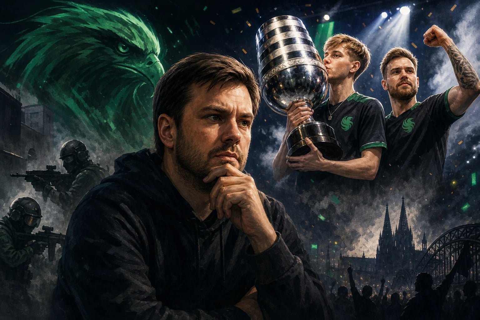 OverDrive commented on the Falcons' victory at the major