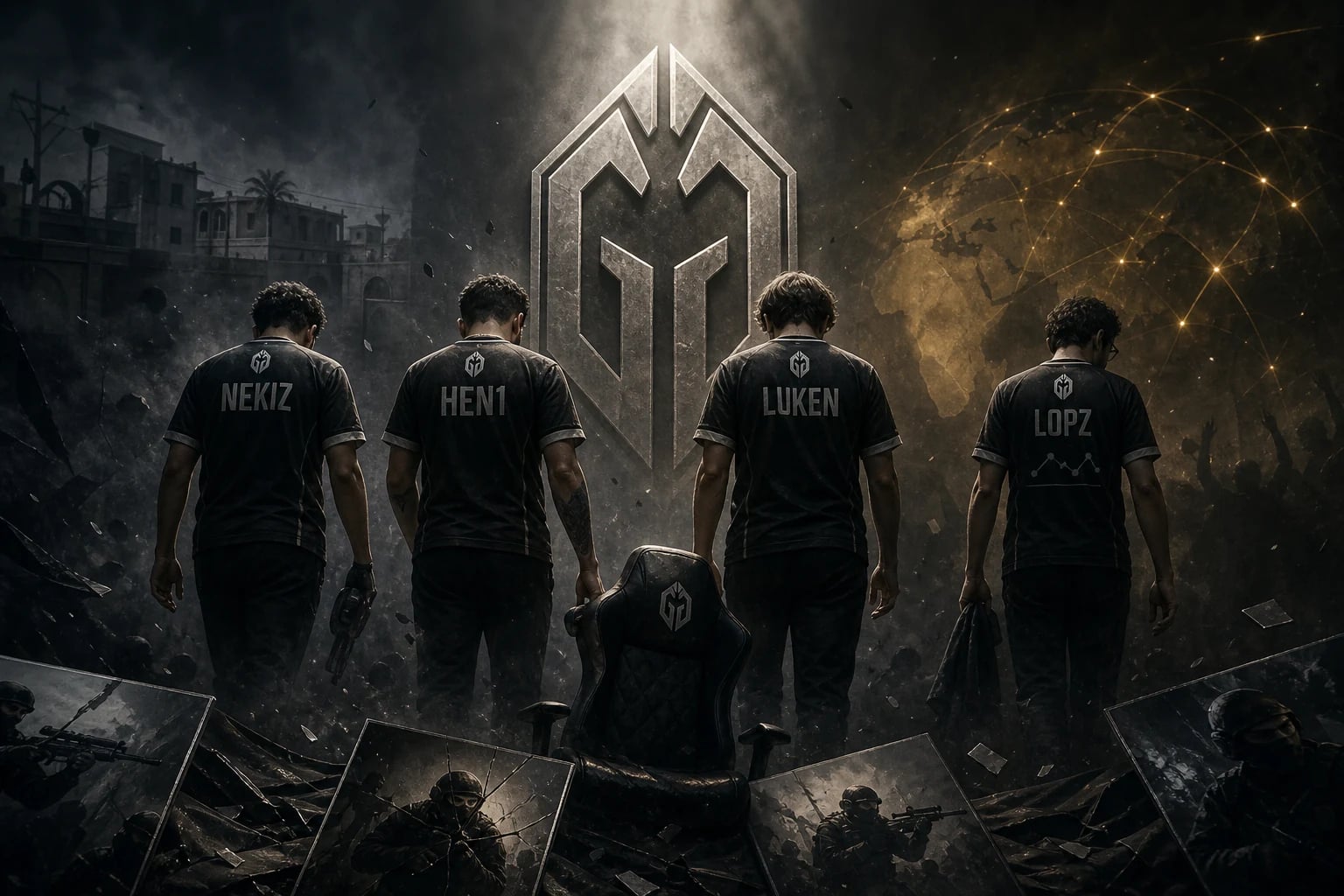 Gaimin Gladiators has put the entire CS2 roster on reserve