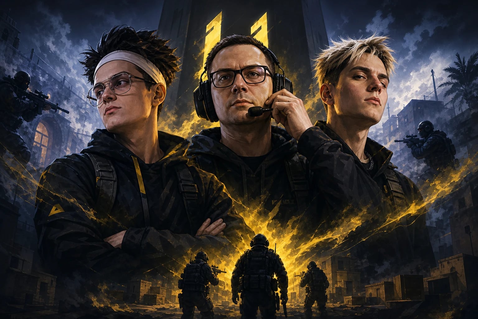 OverDrive, Buster and FL4MUS unite in one team at BetBoom Streamers Battle CS #5