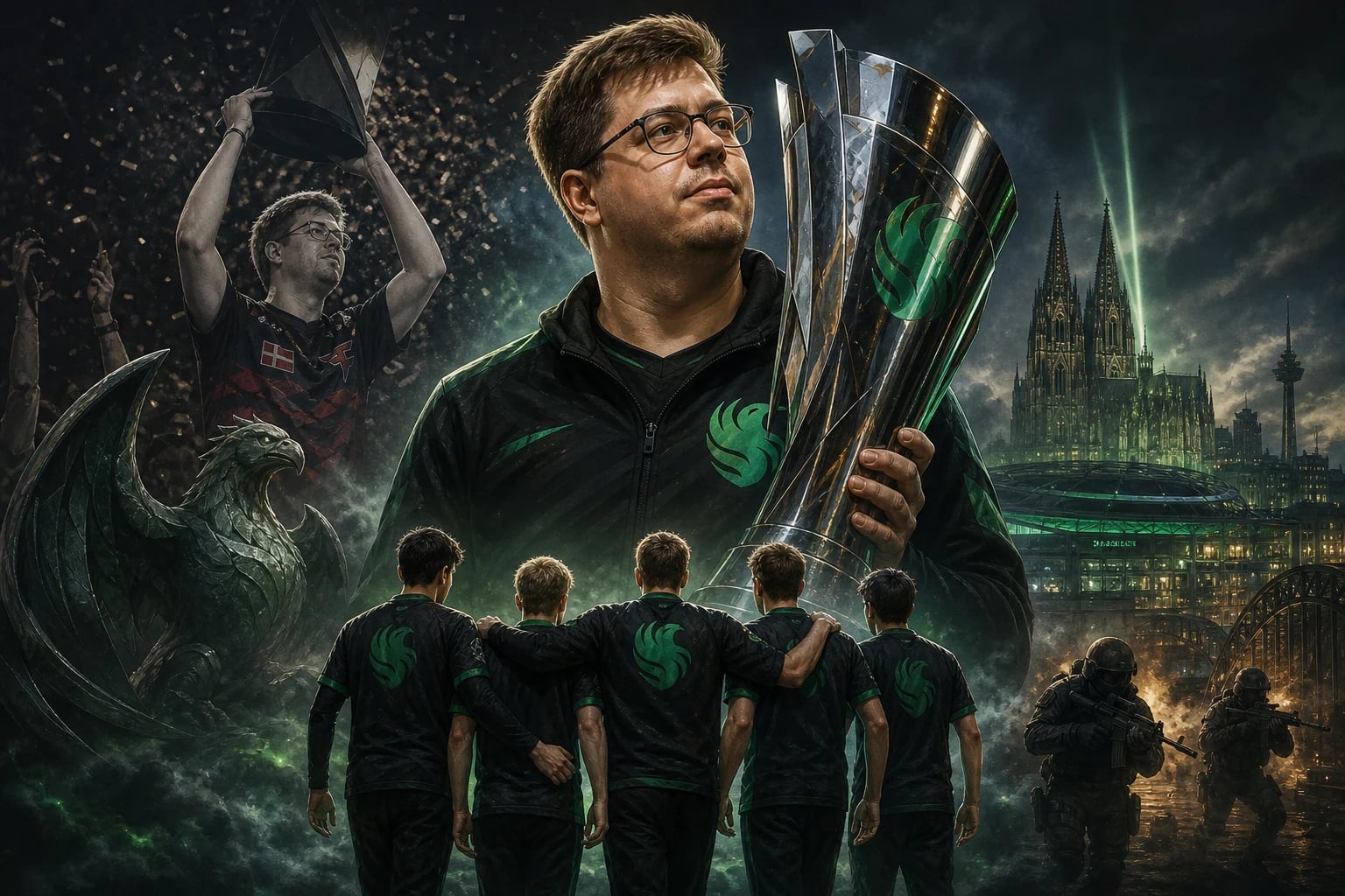 karrigan won his second Major at 36 — two months after joining Falcons