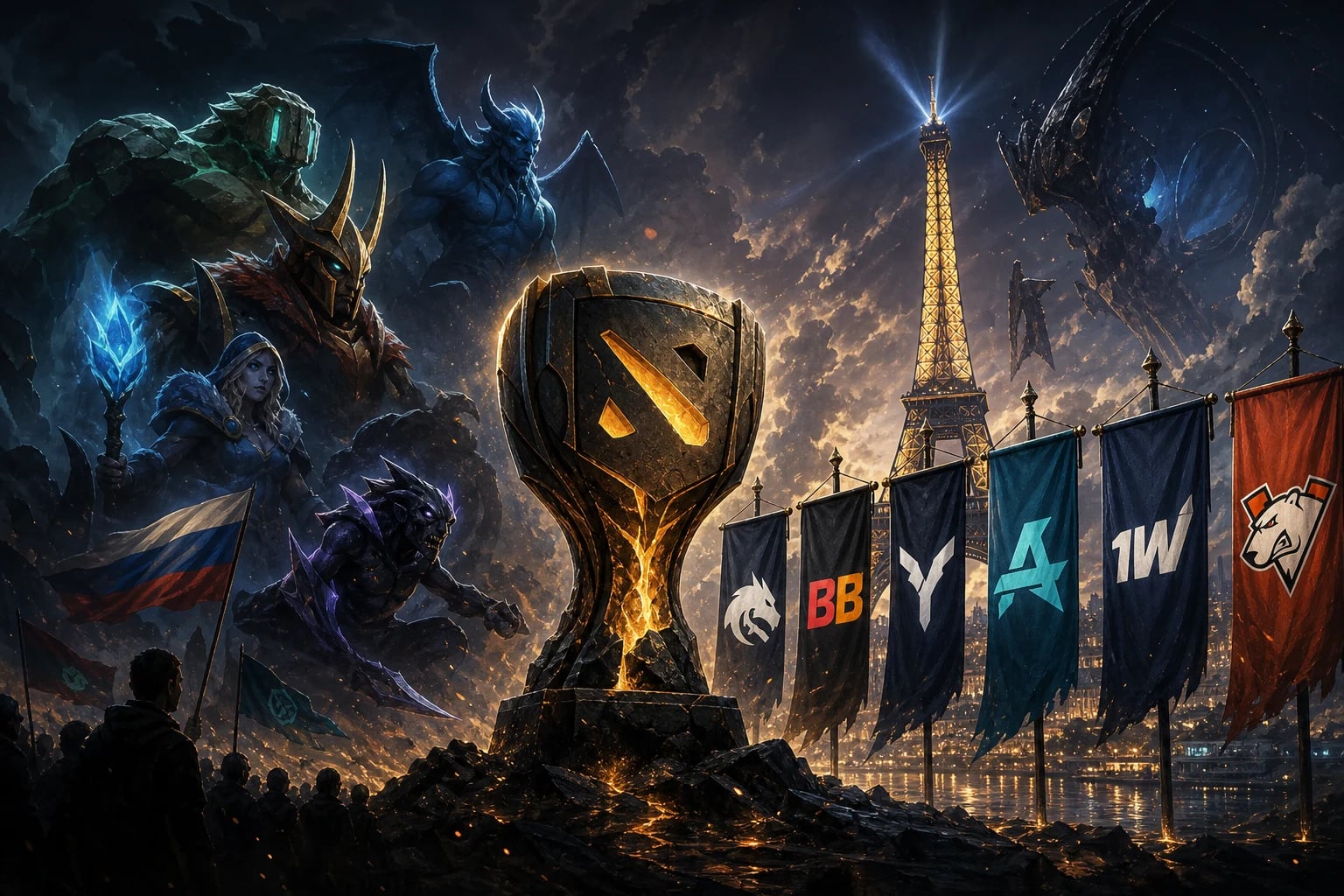 EWC 2026 in Dota 2: Paris, $2,000,000 and six CIS teams — Spirit defends the title