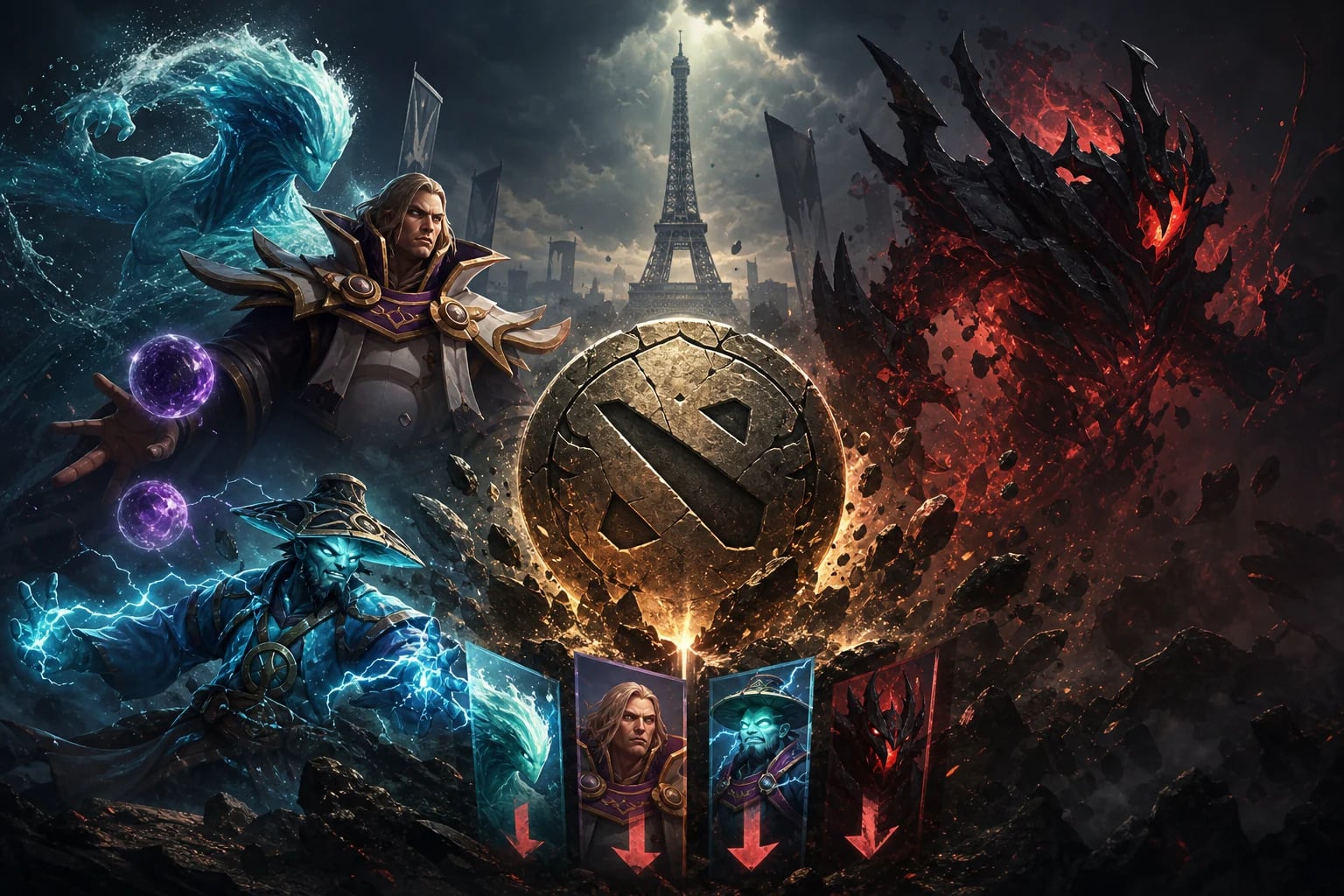 Dota 2 patch 7.41d: all changes active during EWC 226