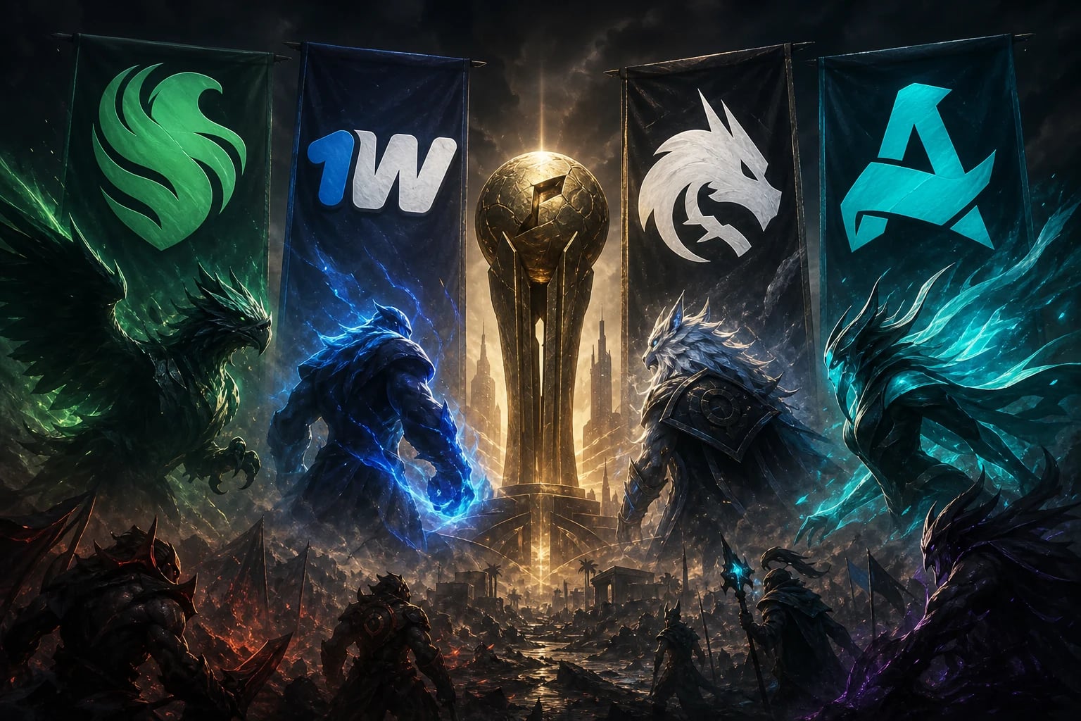 EWC 2026 Dota 2: Falcons, 1win, Spirit and Aurora avance to playoffs starting July 16