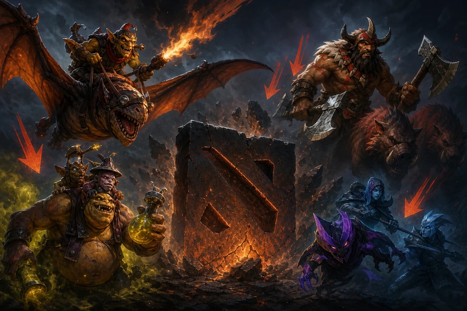 Dota 2 патч 7.41c: Batrider, Beastmaster и другие герои получили ослабления