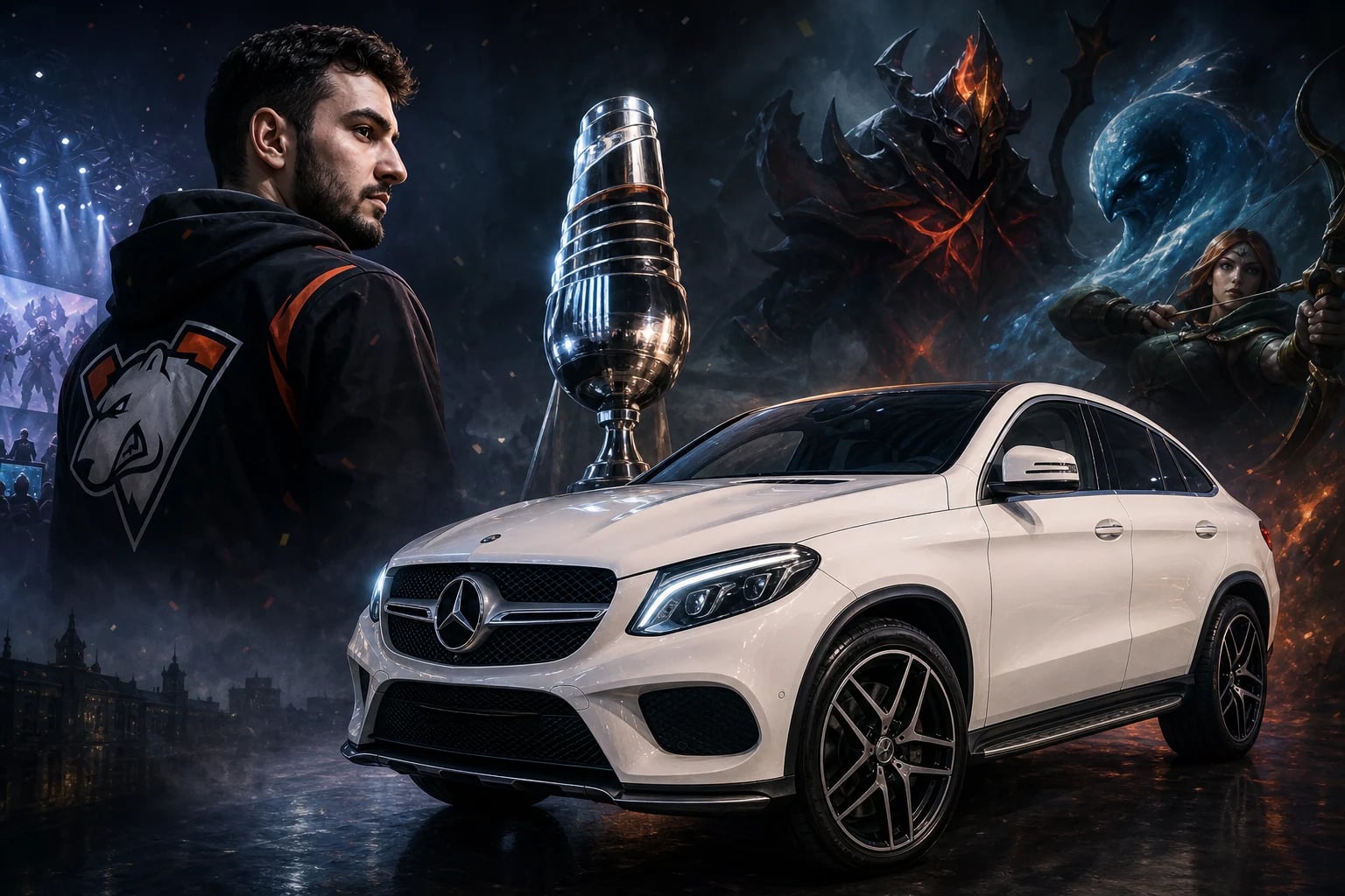 RodjER puts up for sale the Mercedes he won as MVP t ESL One Katowice 2018