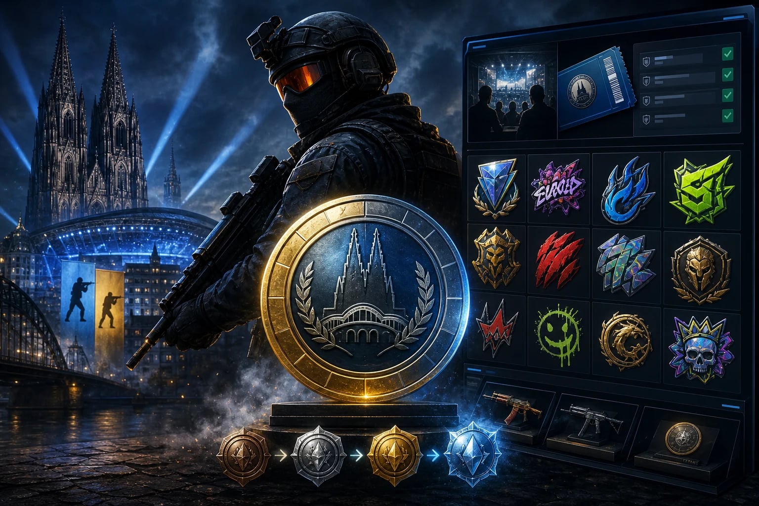 CS2 получила патч весом 1,7 ГБ с пропуском IEM Cologne Major 2026 и новым магазином наклеек