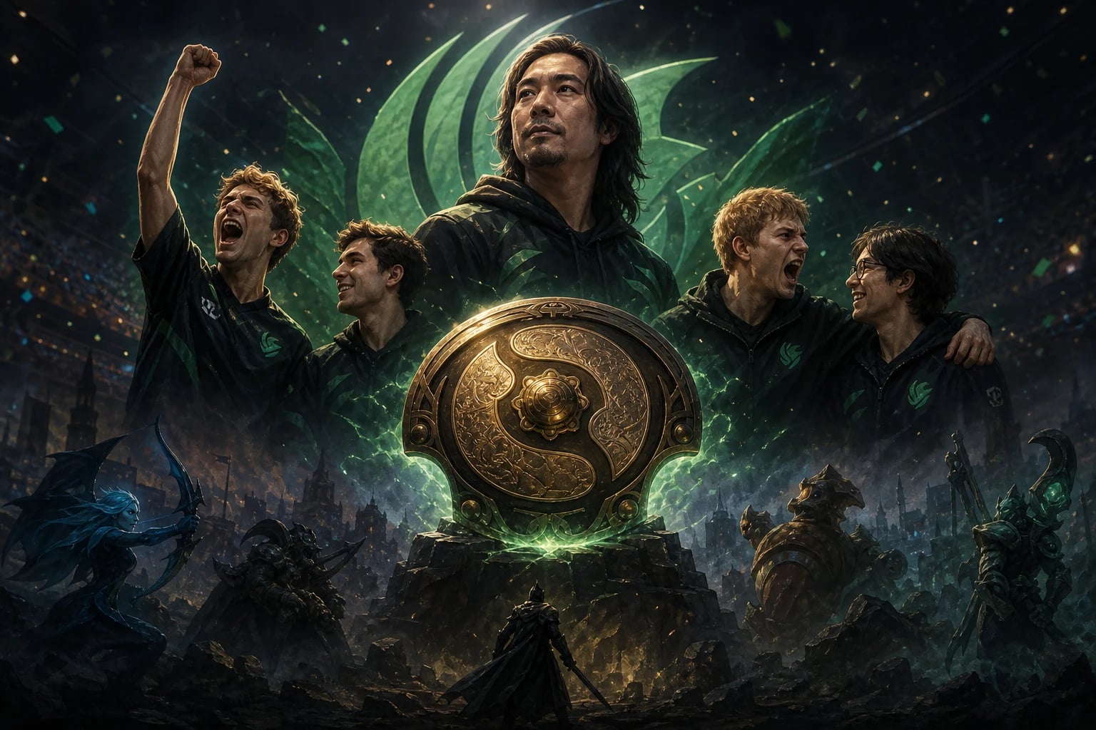 Team Falcons Win The International 2025: Aui_2000 Sts Record With Third Career Aegis