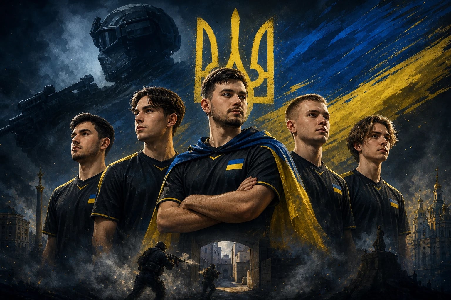 The Ukrainian national team has named its squad for the Esports Nations Cup qualification